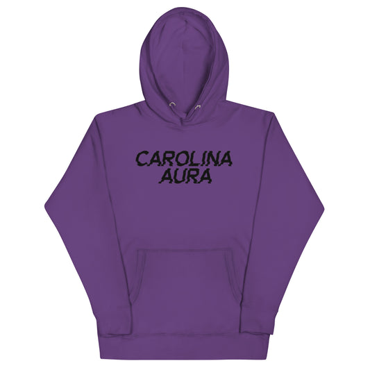 Carolina Aura - Black on Purple Hoodie (special Halloween promotional item)